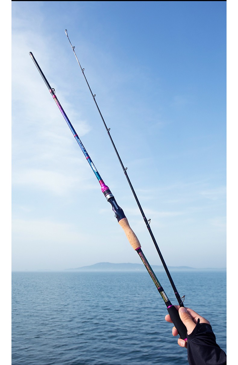 crony科尼路亚竿鱼竿22米xh调超硬轻雷竿路亚杆套装打黑竿远投型海竿