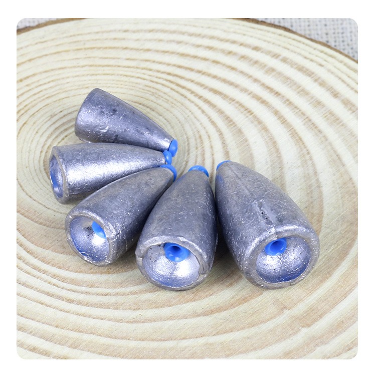 阙思芊路亚子弹铅坠空心倒钓铅德州卡罗钓组专用远投防挂底钓鱼通心坠