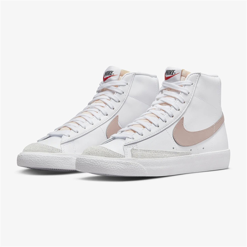 耐克nike blazer mid 77 高帮休闲板鞋 女子时尚运动休闲鞋礼物 白色