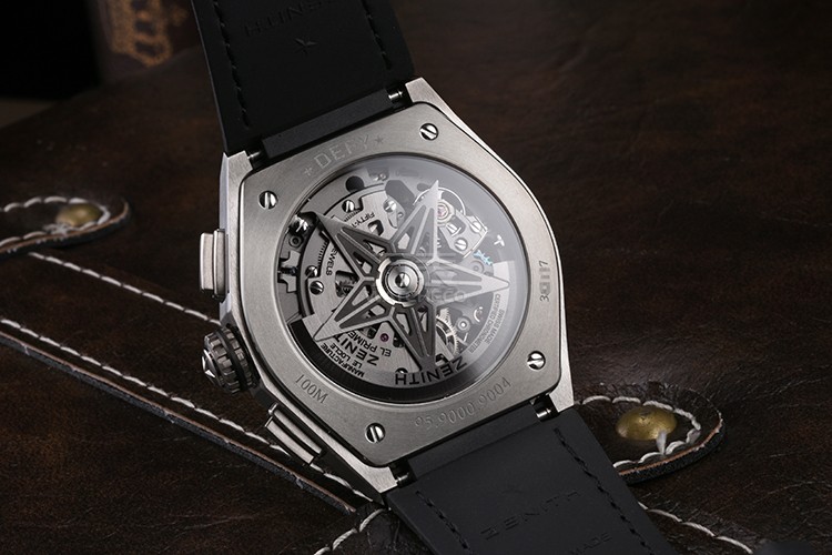 真力时zenithelprimero系列瑞士手表男士自动机械表鳄鱼皮男表