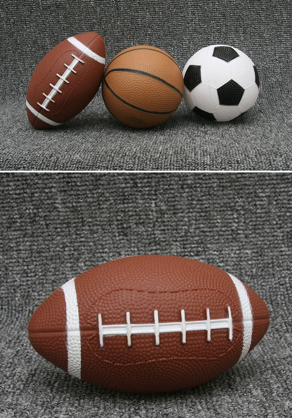 儿童篮球皮球儿童宝宝皮球拍拍球弹力球幼儿园儿童足球蓝球橄榄球玩具