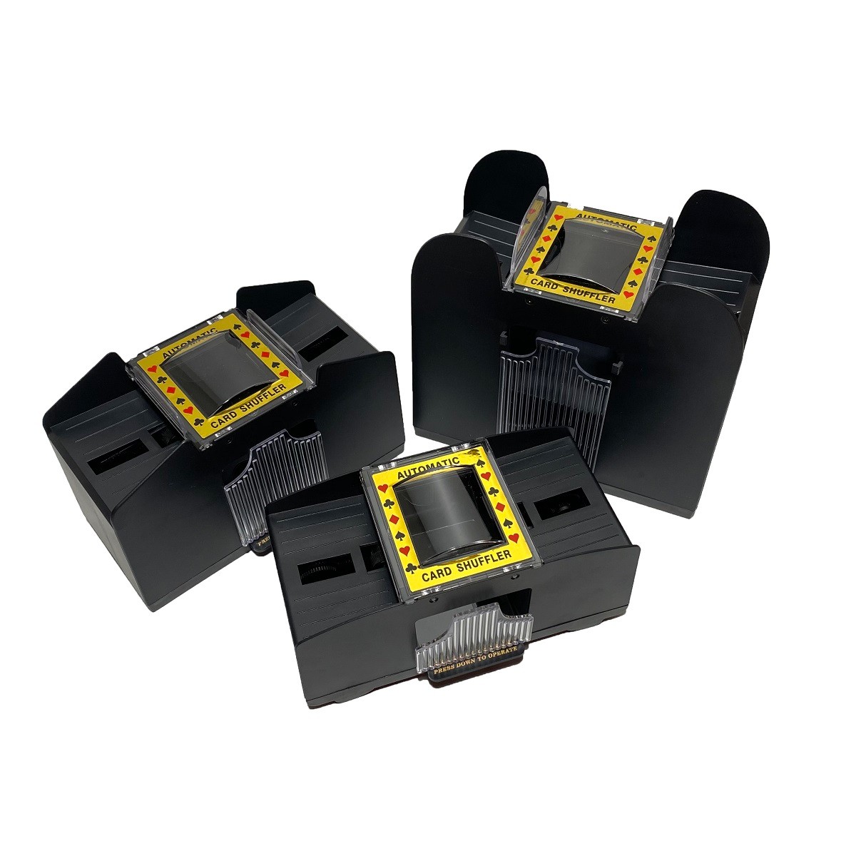 自动洗牌机洗牌器发牌器塑料三国杀12付4付6付德州扑克牌大号可洗56副