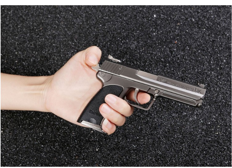 玩具抢枪抢模型仿真铁合金手枪抢不可发射子弹抛壳p226枪银色无螺丝