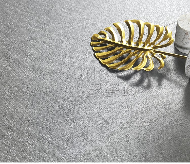 松果瓷砖 简约深灰布纹素色花砖仿古砖客厅瓷砖厨房卫生间墙地砖400