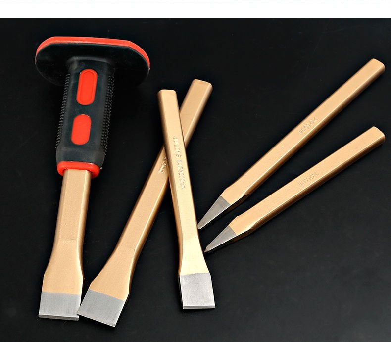 凿铁錾子扁凿尖凿钳工锋钢凿子合金钢石工凿平凿凿铁专用锋钢錾子升级