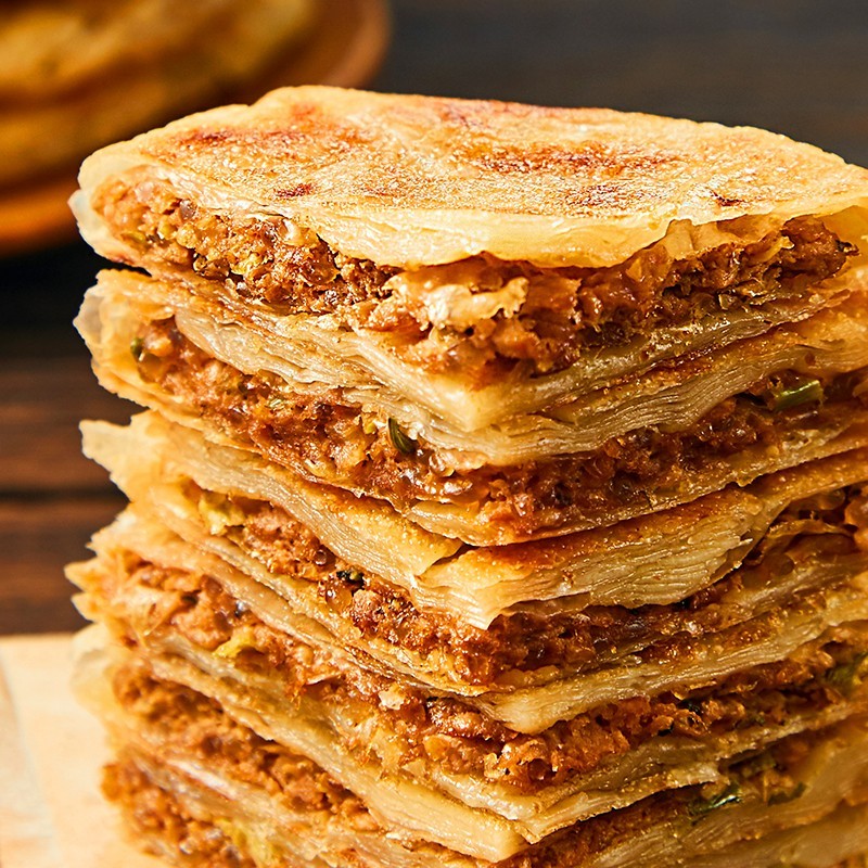 思念牛肉馅饼酥皮馅饼黑椒牛肉口味馅饼早餐夜宵方便速食手抓饼方便
