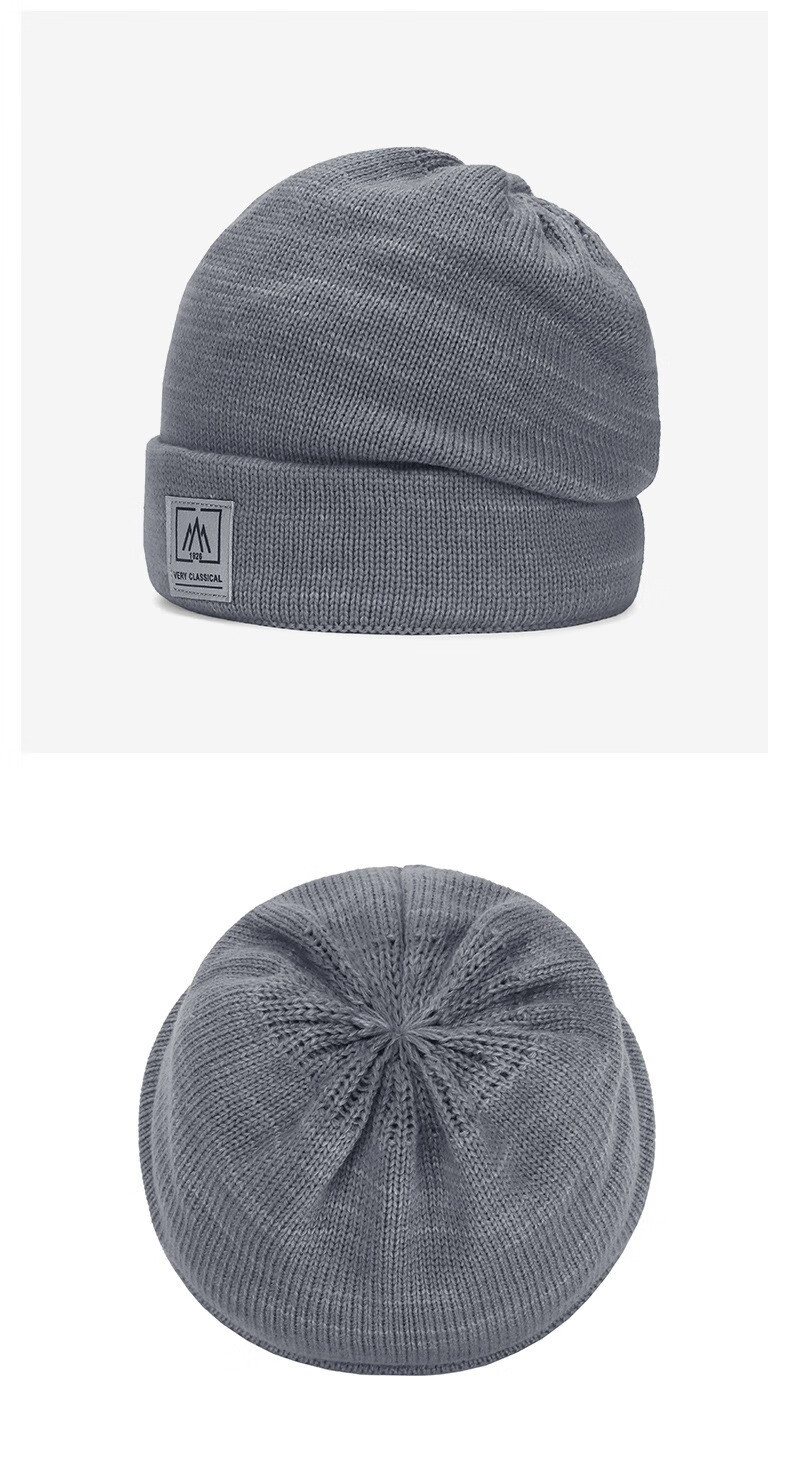 沐驰斯顿帽子女冬季保暖防寒毛线帽加绒加厚针织帽韩版百搭骑车秋冬天