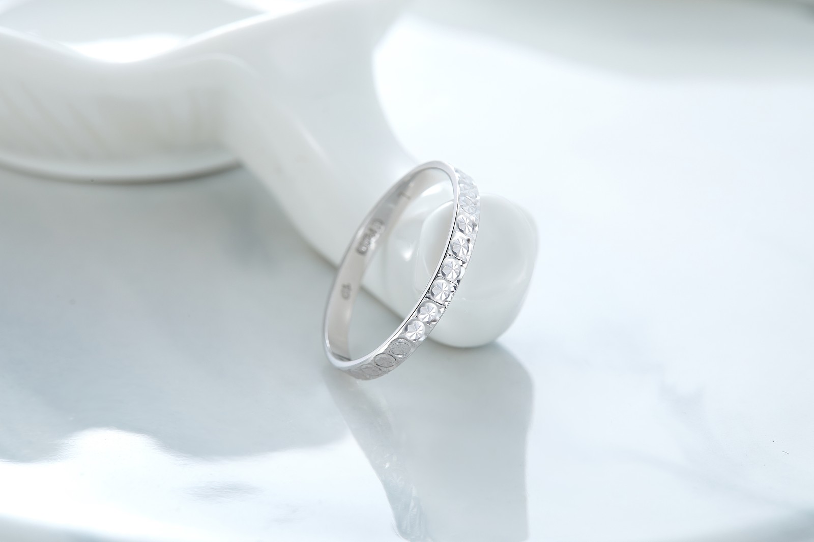 喜钻pt950铂金戒指女款白金女戒简约精致手饰现货10号约133g