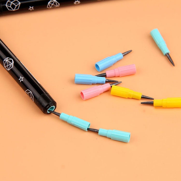 兰衍下蛋笔小学生免削铅笔可换芯儿童子弹头铅笔款式28支笔颜色混发