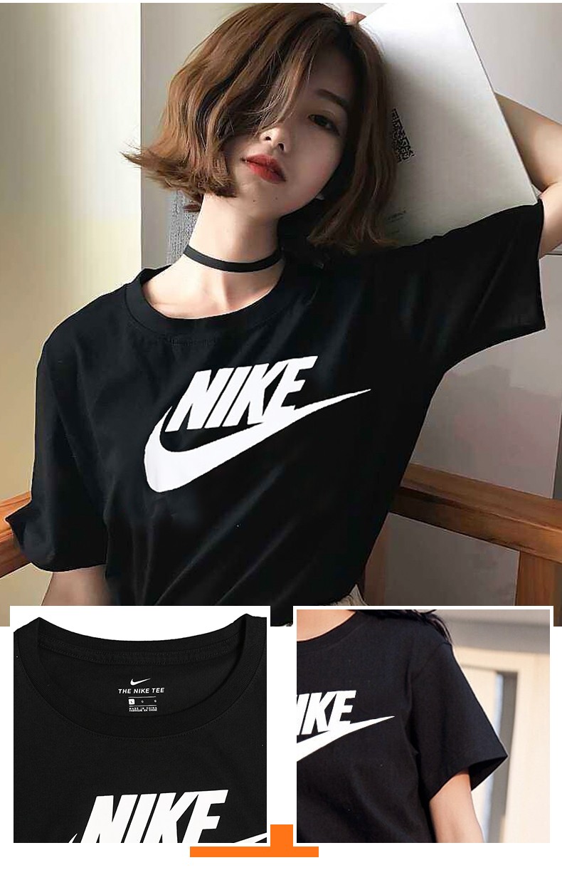 nike耐克短袖t恤女士2021夏季新款宽松透气休闲吸汗上衣圆领半袖 bv