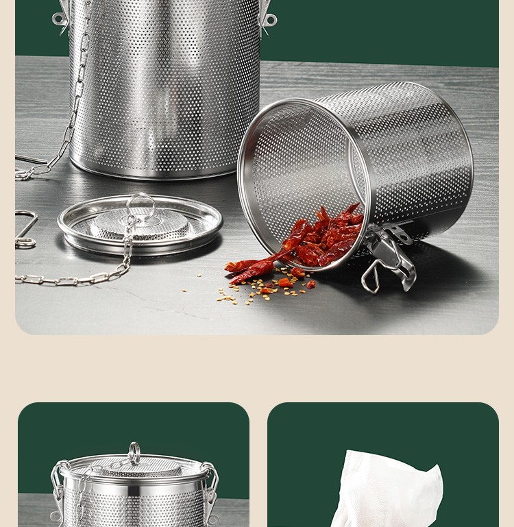 不锈钢卤料笼304炖肉大卤料过滤网卤水篮卤料篮商用