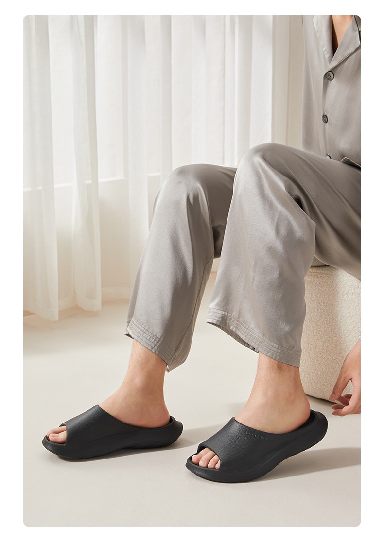 朴西posee 拖鞋男士外穿防滑防臭潮流时尚舒适情侣款女室内一字拖