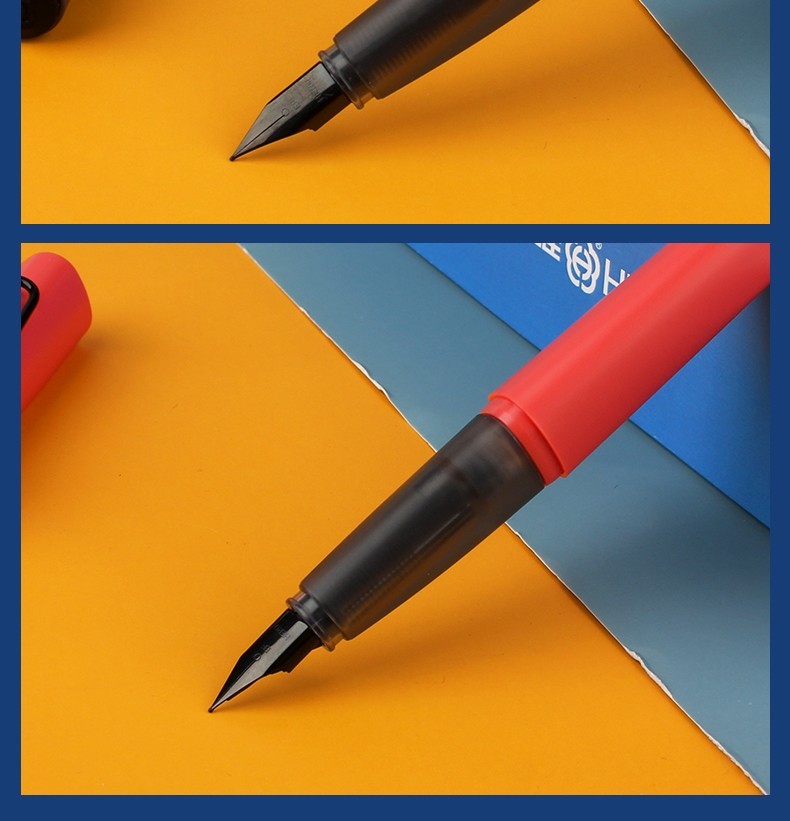 英雄hero钢笔学生正姿三角铱金钢笔ef038mm笔尖日常书写个性墨水笔h