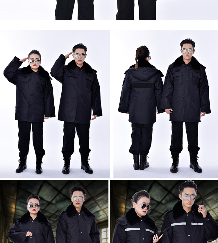 99保安服冬装棉服 大衣套装作训服 勤务大衣执勤服外套多功能棉衣帝凯