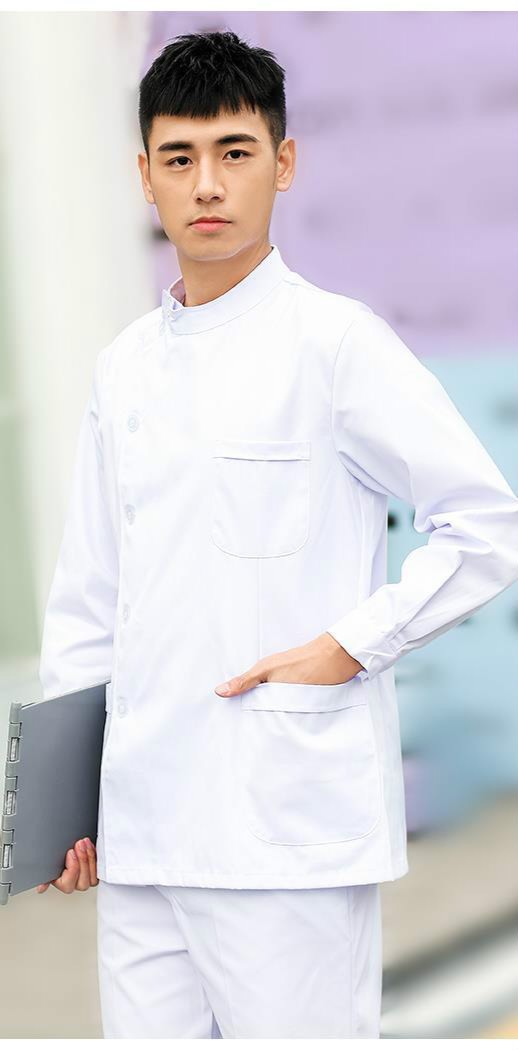 柠潮护士服牙科牙医口腔科医生工作服分体套装女短袖夏季男长袖两件套