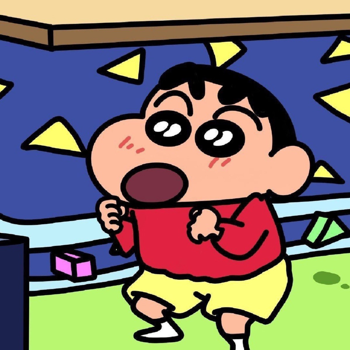 可乐杯耐高温创意可爱卡通蜡笔小新玻璃杯饮料杯吸管杯水杯蜡笔小新喝