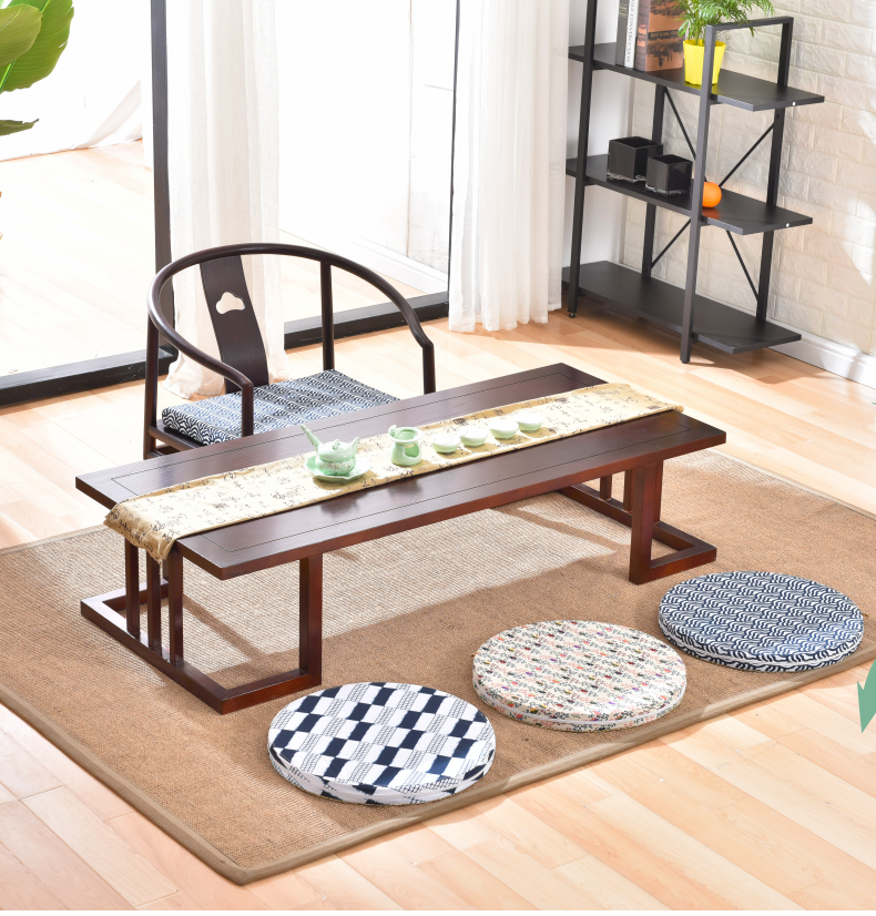 信之源品shinworks老榆木新中式榻榻米座椅圈椅带扶手实木落地阳台