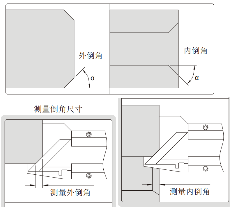 goodsuperjst高精度数显倒角尺45度30度倒角规010mm内置无线倒角测量