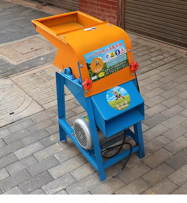 刨粒剥玉米机器带电机打玉米机器玉米粒分离器 免剥皮款 加大铜芯电机