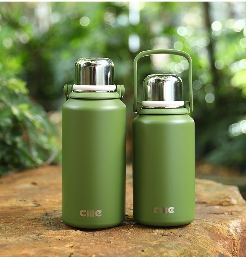 希乐(cille) 希乐316不锈钢大容量保温杯旅行户外家用保温女学生便携