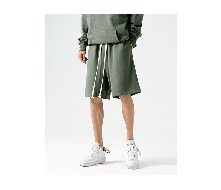 淳佑短裤男美式潮牌裤子男fog高街夏季宽松大码篮球运动五分裤男士