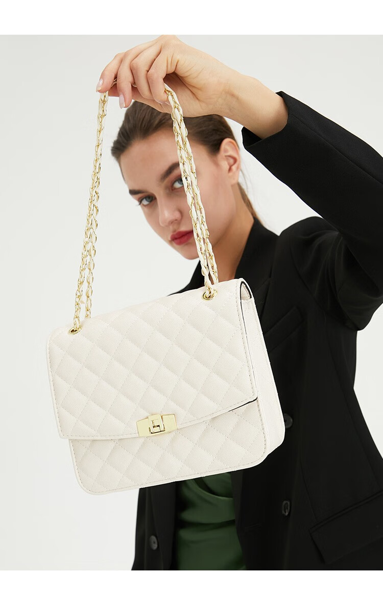 camilakorali品牌新款包包女包单肩斜挎菱格包链条包大容量腋下包女士