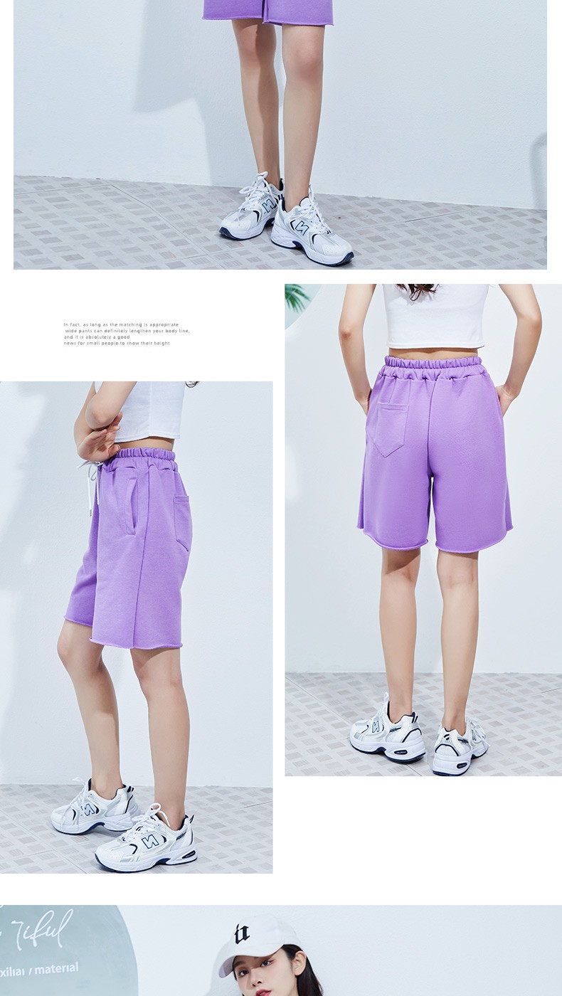 LangSha Women's Wide-Leg Sports Shorts, Lightweight Summer Pants, Loose-Fitting Knee-Length Shorts, High-Waisted Casual Running Shorts for Outdoor Wear 15