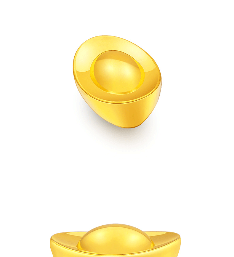 金太妃珠宝 黄金投资金元宝足金999招财进宝金元宝 定做200克【保证