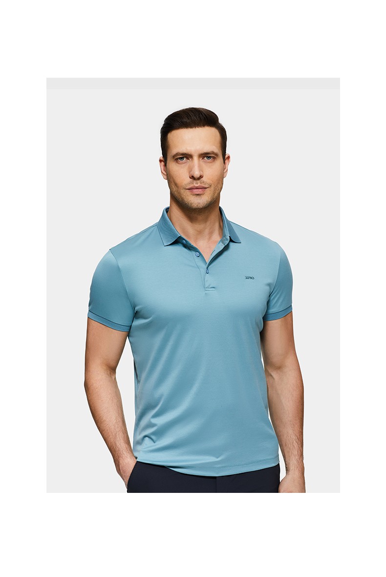 官方发售zero零度男装2022夏季新品时尚翻领polo衫男士休闲简约有领