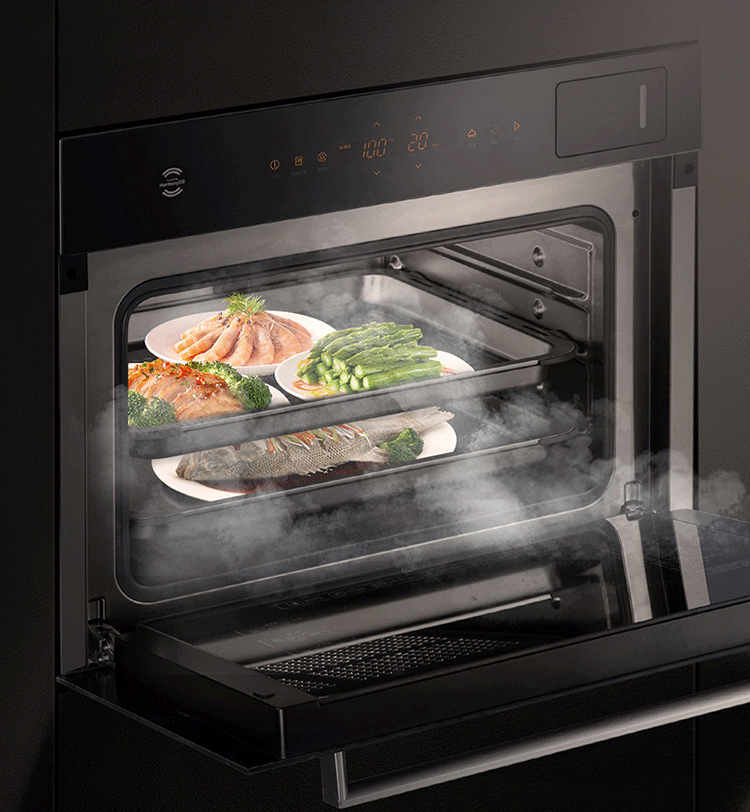 方太fotile48l大容积专业智能家用嵌入式蒸箱scd48m1ai