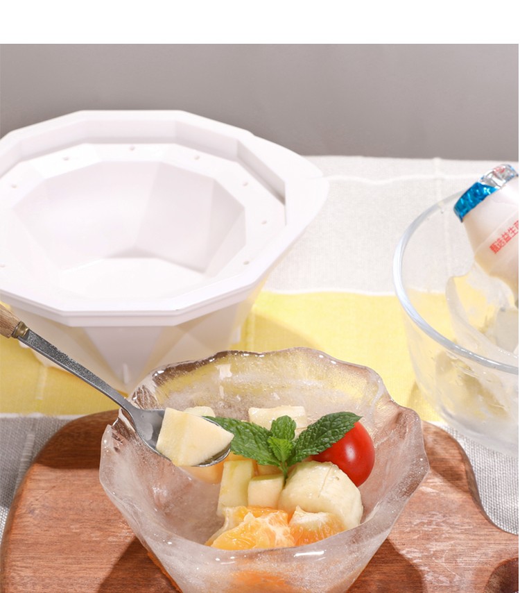 kokubo 日本进口冰碗模具 创意自制冰块空碗 装冷面水果冰沙沙拉刺身