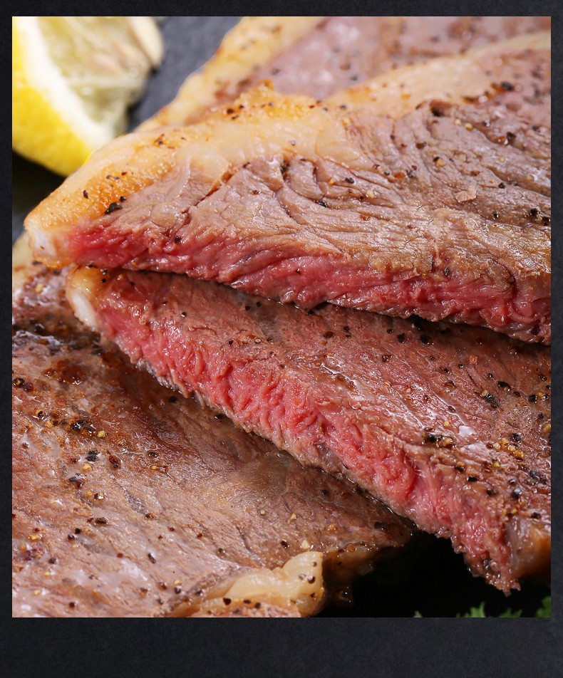 阳信馆牛县优品精选国产和牛原切牛排a1a3a5无添加非腌制原汁原味180g