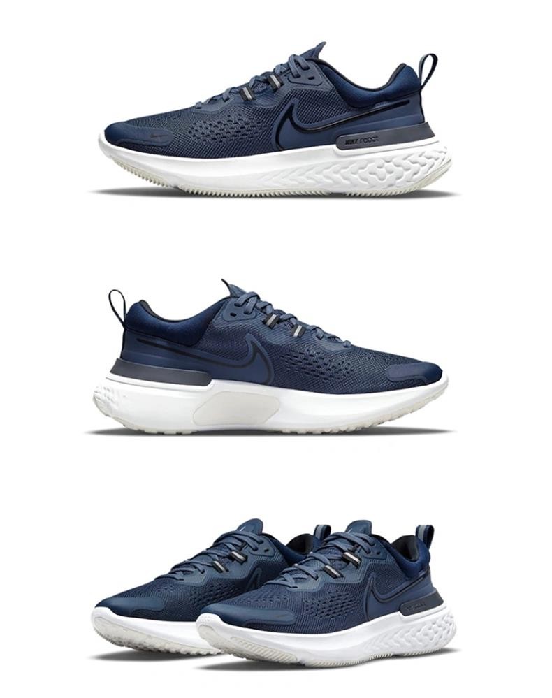 nike耐克男鞋react miler 2夏季新款缓震透气跑步鞋低帮网面训练休闲