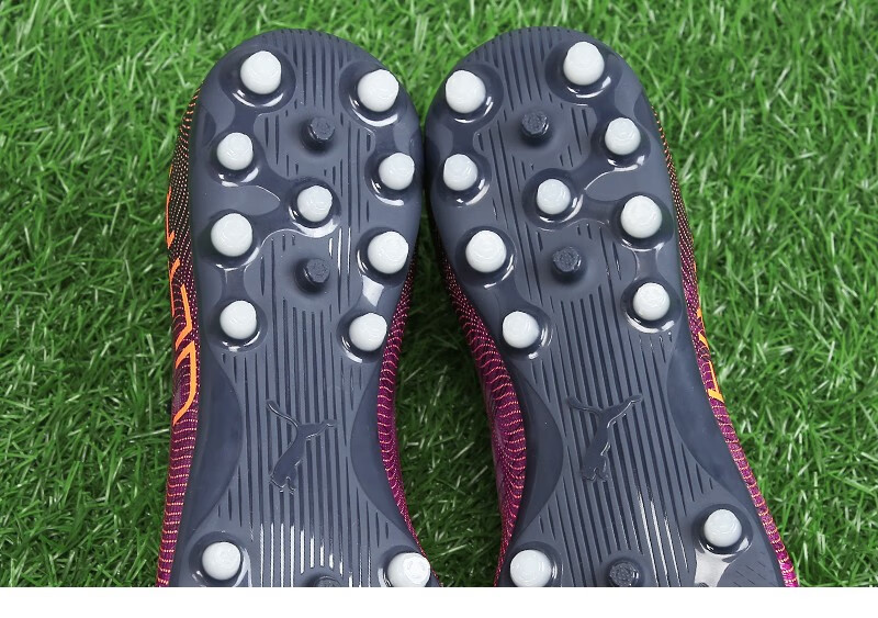 puma彪马足球鞋新款ultra34mg短钉人造草比赛训练球鞋男紫黑10672903