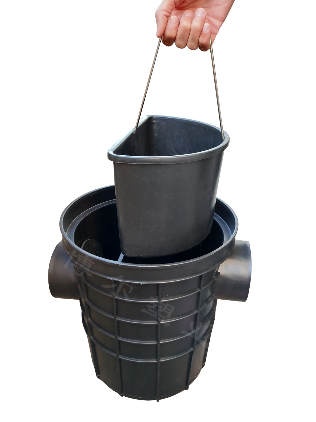 地埋式塑料隔油池餐饮厨房油污隔离井油水分离器隔渣隔油井沉淀池桶