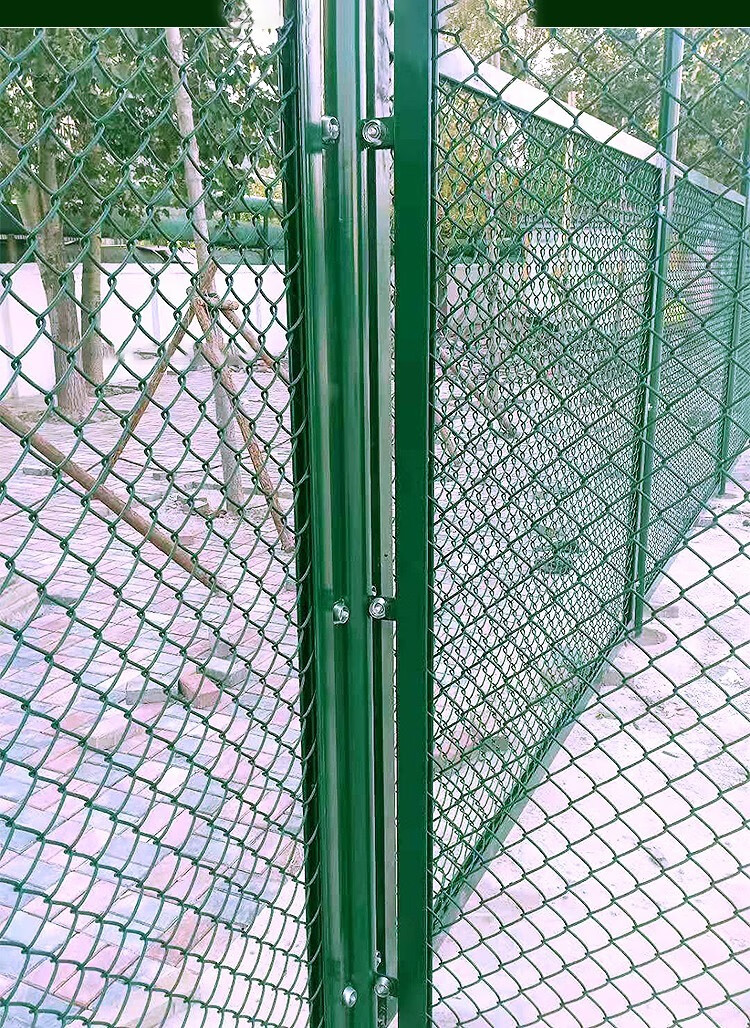 网围网学校菱形网铁丝网包塑勾花网镀锌护栏网足球篮球场羽毛球场围栏