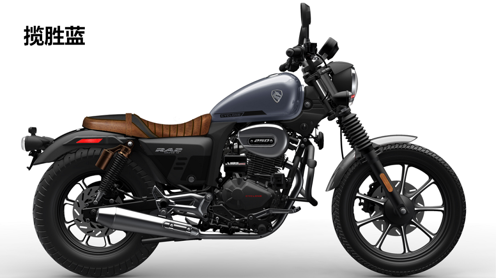 赛科龙ra2abs版复古运动巡航摩托车橄榄深绿低把复古版条轮定金