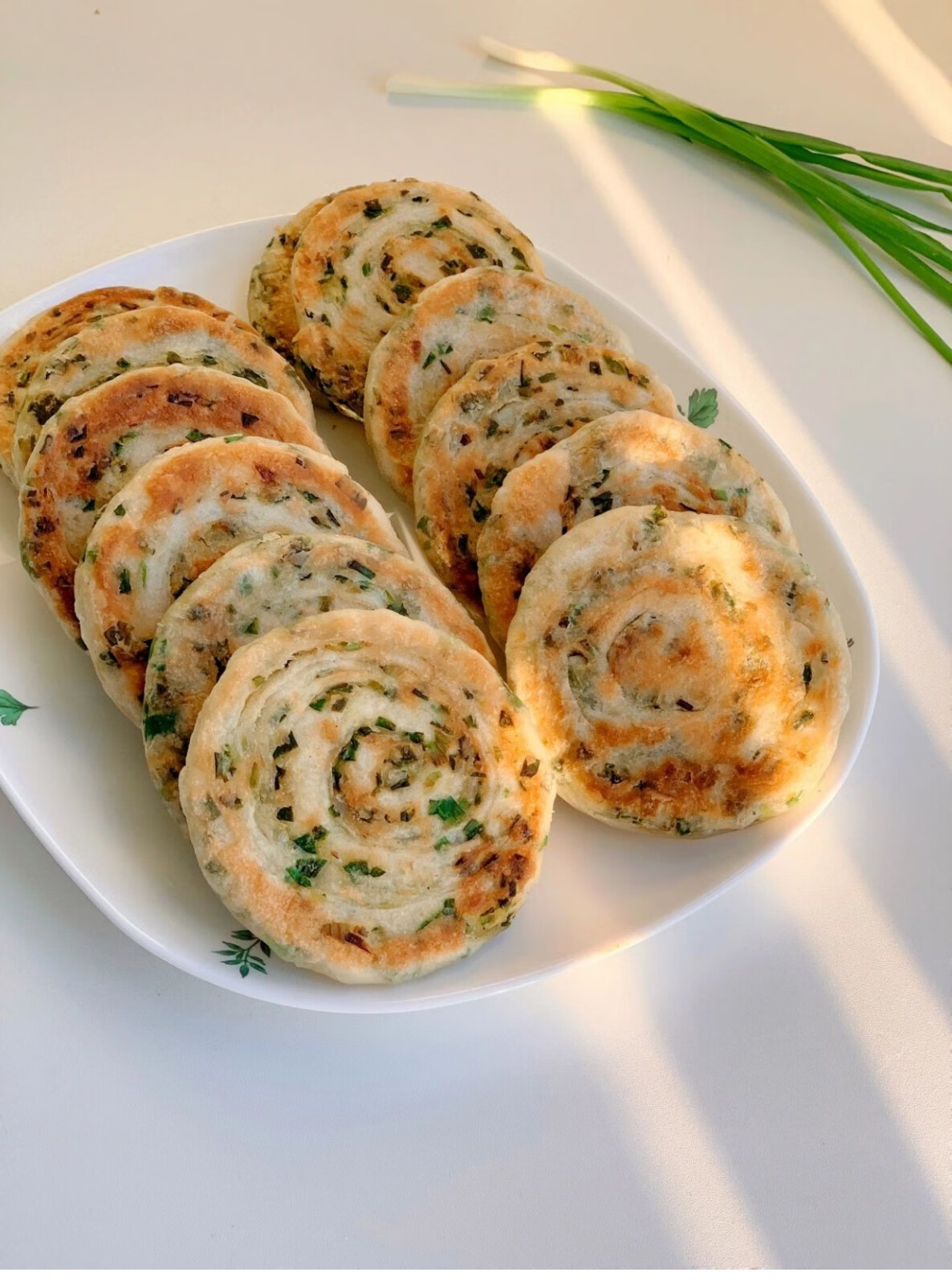 早餐香煎葱油饼速冻半成品营养葱花煎饼手工油炸方便面食点心 420克1