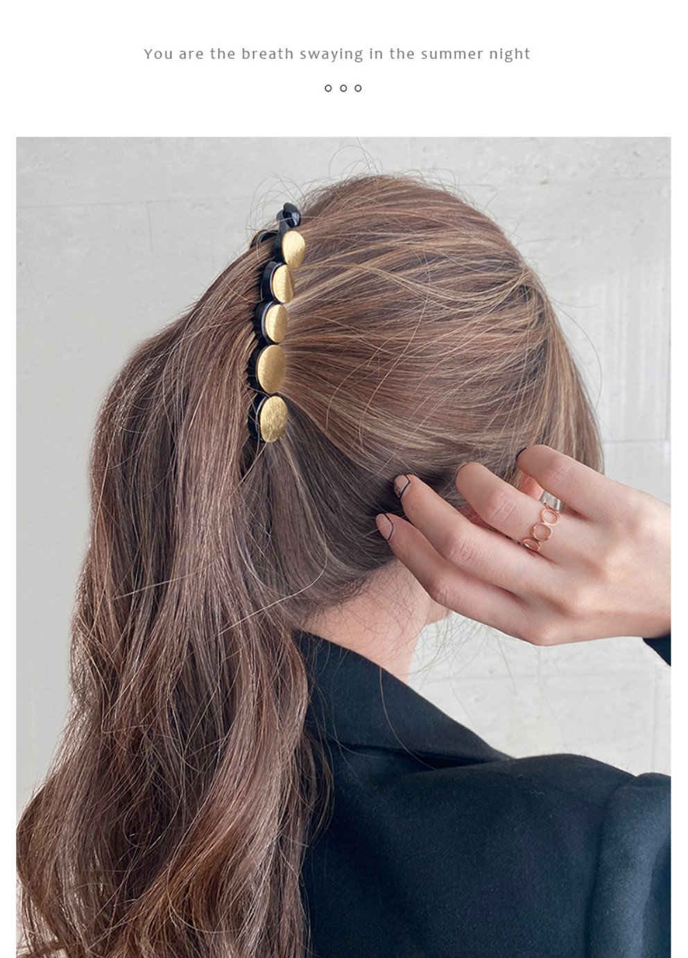 韩国香蕉夹竖夹高马尾发夹年新款大号发量多发卡气质扭夹简约好看的