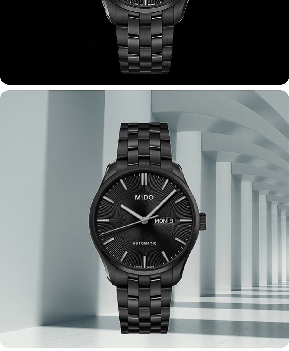 美度mido瑞士手表男布鲁纳系列全自动机械手表男士手表情人节礼物男m