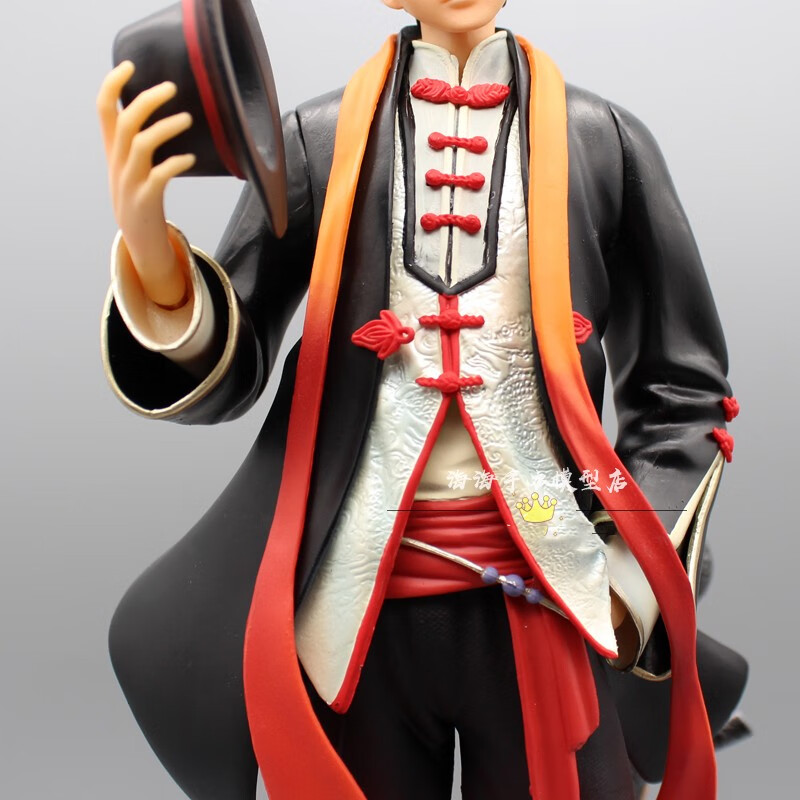 海贼王手办gk国风路飞手办 中国风唐装双头雕超大型手办生日礼物男生