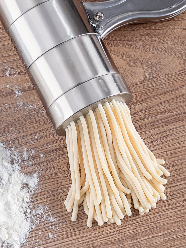 红铁普简约压面机家用手动手摇挤面条机机器厨房配件厨房diy小工具7个