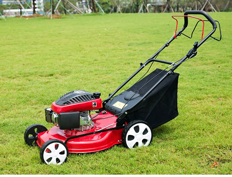 汽油本田动力割草机手推自走式草坪机除草机推草剪草打草机18寸本田力