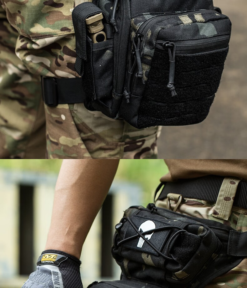 第七大陆antarctica多功能战术腿包男女运动摩托车骑行背包户外挂包