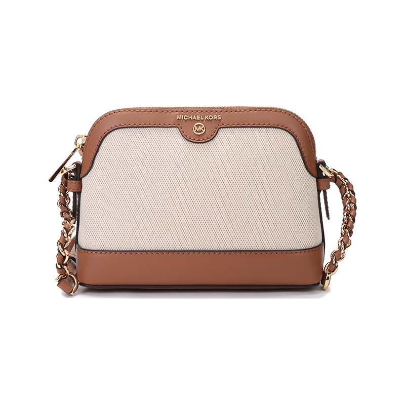迈克科尔斯michaelkorsmk女包织物皮革单肩斜挎包贝壳包32t1gt9c1c