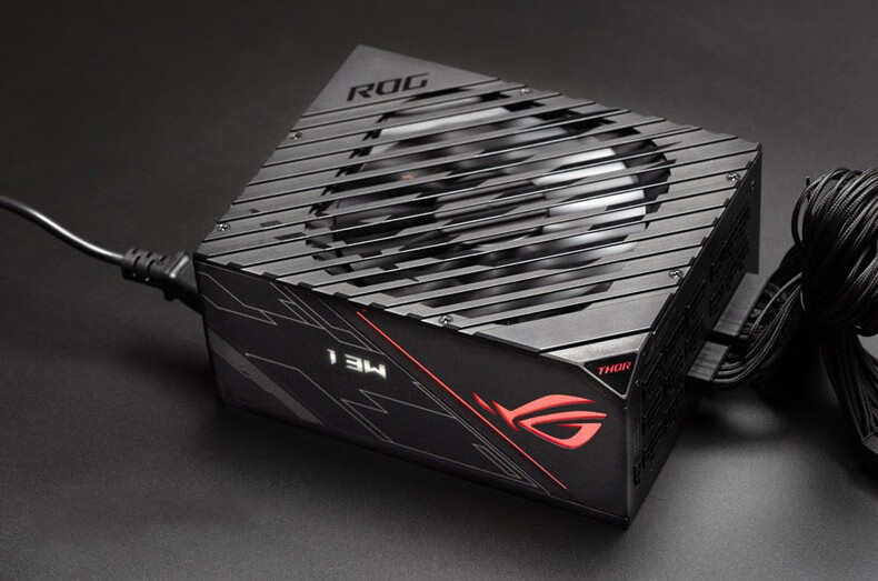 w全模组白金牌台式电脑主机机箱适用rtx显卡rog雷神850w白金牌电源