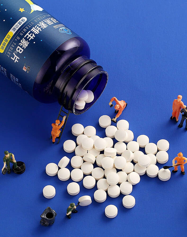 修正褪黑素片改善睡眠维生素b6片保健品成人男女中老年人褪黑素胶囊1