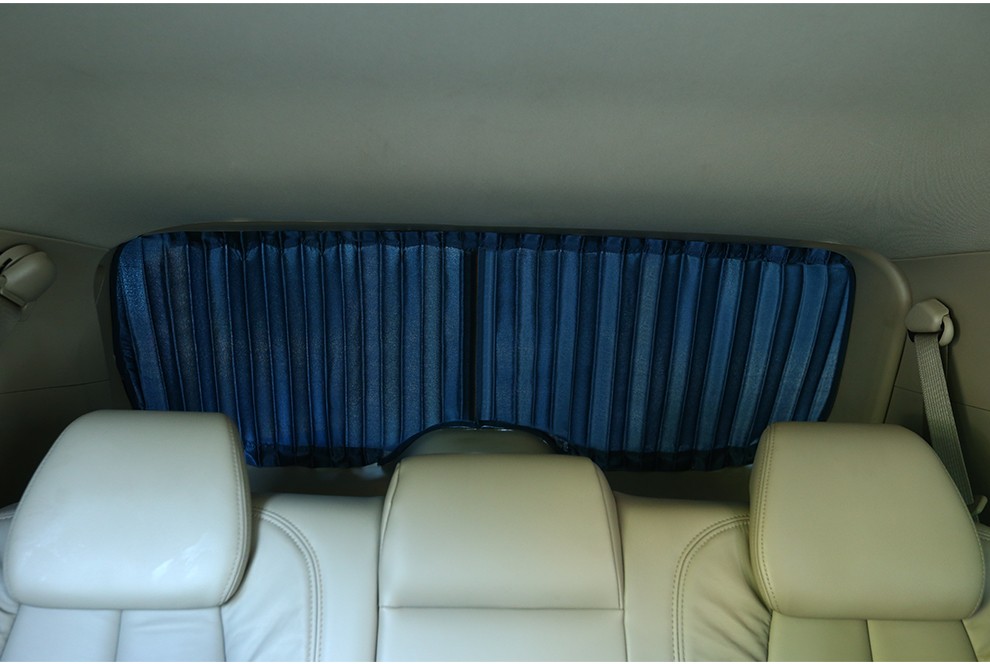 汽车窗帘轨道式遮阳帘粘贴式面包车轿车suv商务车专车专用定制车用侧