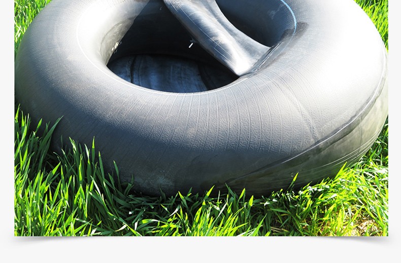 轮胎内胎船加厚丁基胶橡下网船皮划艇充气船钓鱼船自制耐磨漂流 圆船