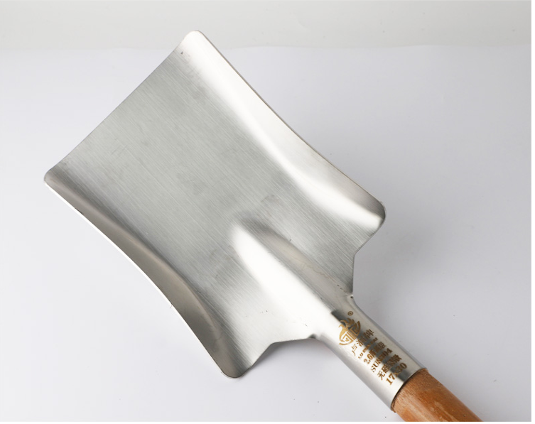 304不锈钢铲子大锅铲炒菜铲子厨具铲食堂学校大锅用304方形铲宽21钢柄